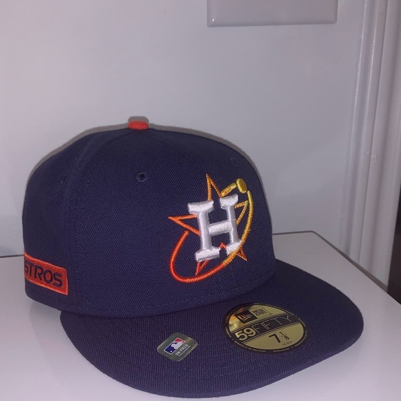 New Era Men's Navy Houston Astros 59FIFTY Fitted Hat - Picture 3 of 11